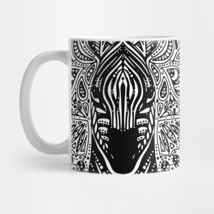 Zebra Mandala Mug